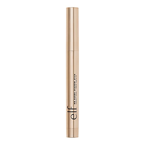 e.l.f. No Budge Shadow Stick, Longwear, Smudge-Proof Metallic Eyeshadow, Perfect Pearl, 0.056 Oz (1.6g)