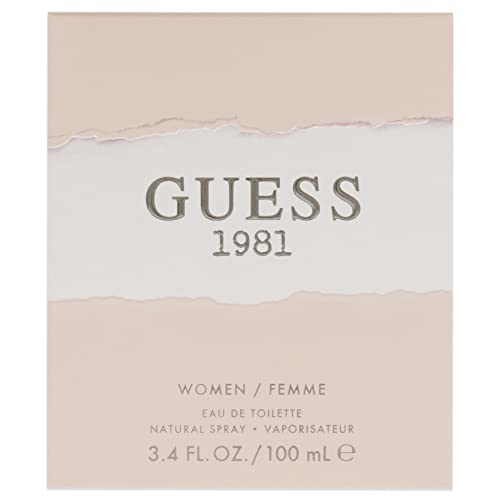 Guess 1981 Eau De Toilette Perfume Spray for Women, 3.4 Fl. Oz.