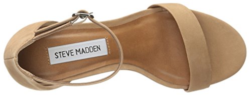 Steve Madden womens Irenee Dress Sandal, Tan Nubuck, 8 US