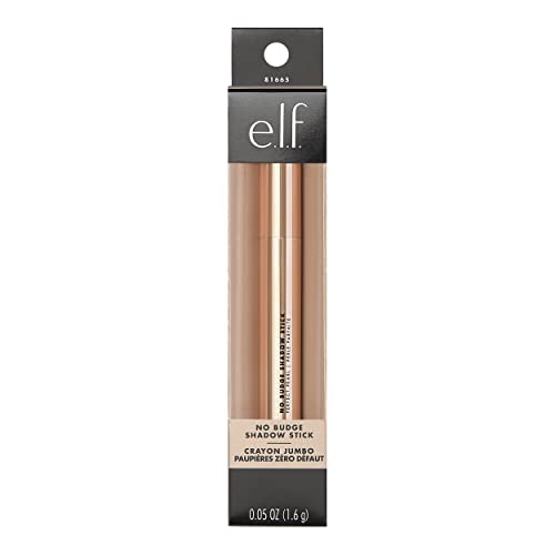 e.l.f. No Budge Shadow Stick, Longwear, Smudge-Proof Metallic Eyeshadow, Perfect Pearl, 0.056 Oz (1.6g)