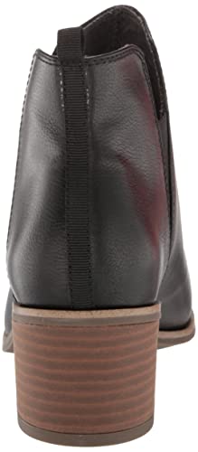 Dr. Scholl's Shoes Womens Teammate Slip On Chelsea Dress Ankle Boot, Black Smooth, 8.5 M US