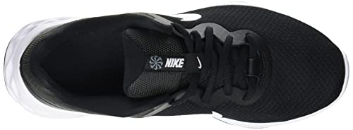 Nike DC3729-003 Womens Running Shoes Revolution 6 Next Nature Black/White/Dark Smoke Grey/Cool Grey US Size 8.5