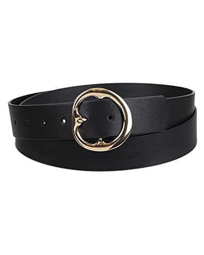 Jessica Simpson Women's Fashion Casual Belt, Black, Large