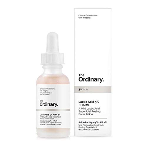 The Ordinary Lactic Acid 5% + Ha 2% 30ml - A Mild Lactic Acid Superficial Peeling Formulation