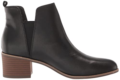 Dr. Scholl's Shoes Womens Teammate Slip On Chelsea Dress Ankle Boot, Black Smooth, 8.5 M US