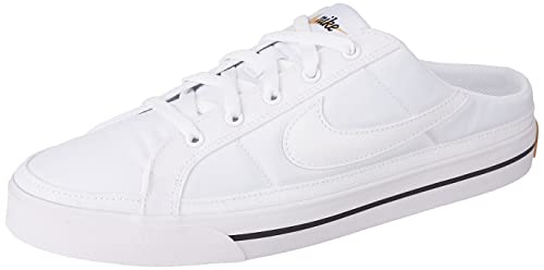 Nike Court Legacy Mule Womens Shoes Size 9.5, Color: White/Black