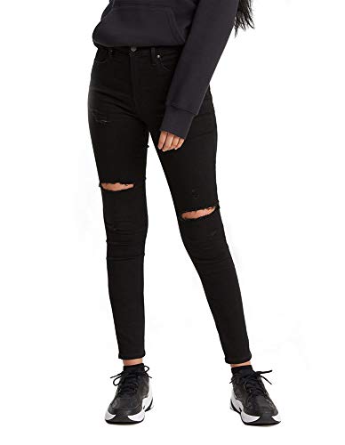 Levi's Women's 721 High Rise Skinny Jeans, Close To The Edge - Black, 28 (US 6)