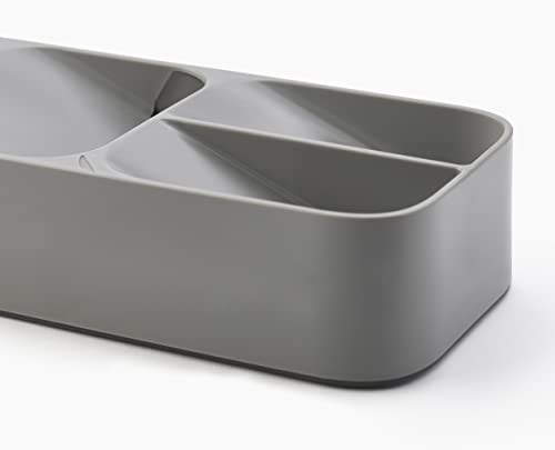 Joseph Joseph DrawerStore Compact Cutlery Organizer Kitchen Drawer Tray, Small,Gray