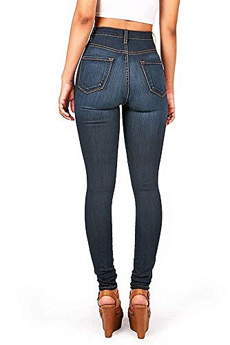 Vibrant Women’s Denim Skinny Jeans – Super Stretch High Waisted Classic Casual Slim Fit Pants VP88 DStone 11