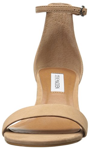 Steve Madden womens Irenee Dress Sandal, Tan Nubuck, 8 US