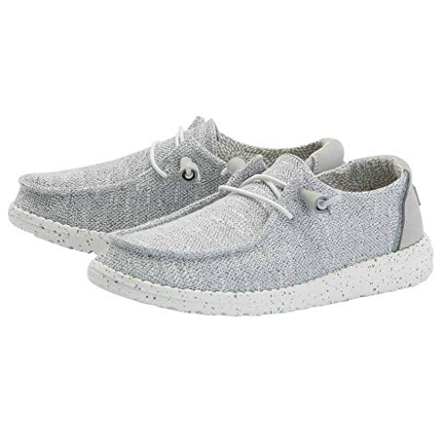 Hey Dude Women's Wendy Stretch Cloud Size 8 | Women’s Shoes | Women’s Lace Up Loafers | Comfortable & Light-Weight