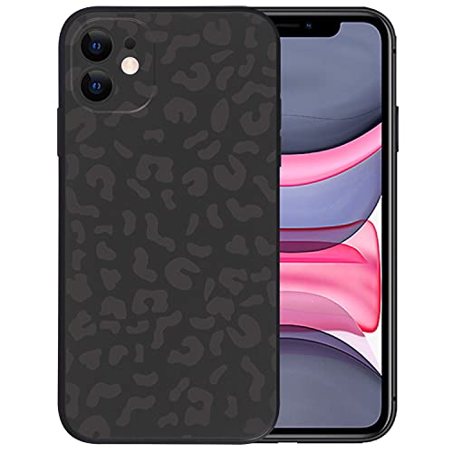 KUMTZO Compatible with iPhone 11 Leopard of The Night Print Case, Fashion Black Leopard Cheetah Pattern Protective Cover for Women Girls Men Boys with for iPhone 11 6.1 Inch