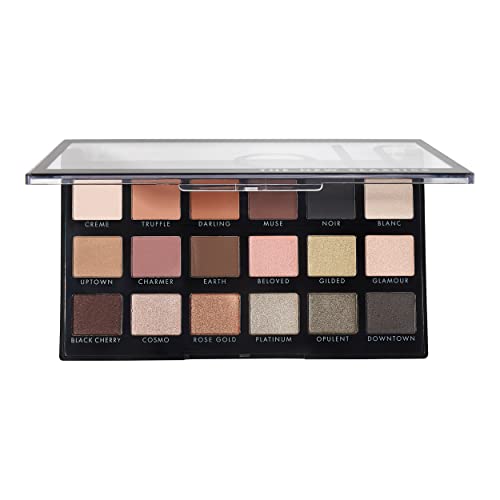 e.l.f. The New Classics 18 Eyeshadow Palette Set, Neutral Tones, 0.634 Ounce