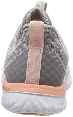 Nike Women's Gymnastics Shoes, Grey Atmosphere Grey Echo Pink Pink Quartz White 004, 14 Wide