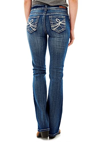 WallFlower Women's InstaStretch Luscious Curvy Bootcut Jeans, Jenna, 13