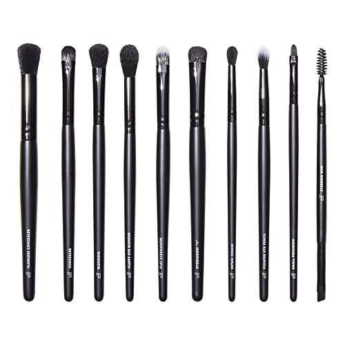 e.l.f. 19 Piece Brush Set for Precision Application, Synthetic