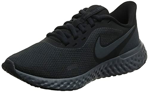 Nike Women's Revolution 5 Running Shoe, Black/Anthracite, 12 Regular US