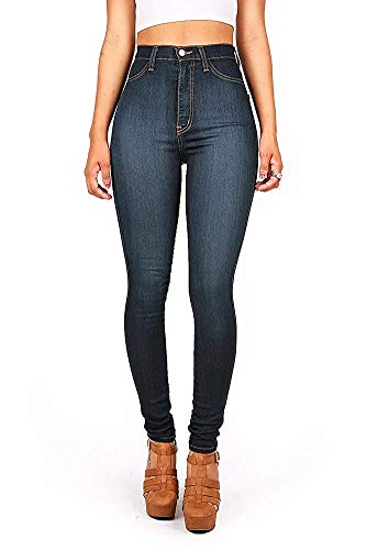 Vibrant Women’s Denim Skinny Jeans – Super Stretch High Waisted Classic Casual Slim Fit Pants VP88 DStone 11