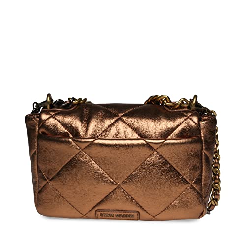 Steve Madden Terra-M Metallic Crossbody, Bronze