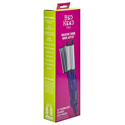 Bed Head Wave Artist Deep Waver | Combat Frizz and Add Massive Shine for Beachy Waves, (Purple)