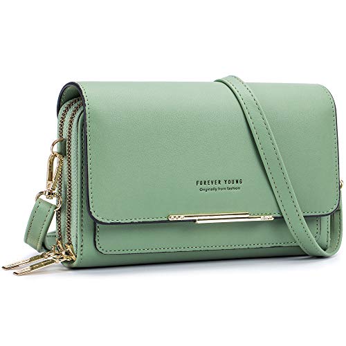 Roulens Small Crossbody Bag for Women,Cell Phone Purse Women's Shoulder Handbags Wallet Purse with Credit Card Slots