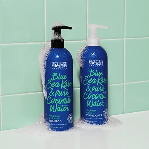 Not Your Mother's Naturals Weightless Hydration Shampoo and Conditioner (2-Pack) - Blue Sea Kale & Pure Coconut Water - Hydration to Revitalize Hair (15.2 fl oz Bottle, 2-Pack)