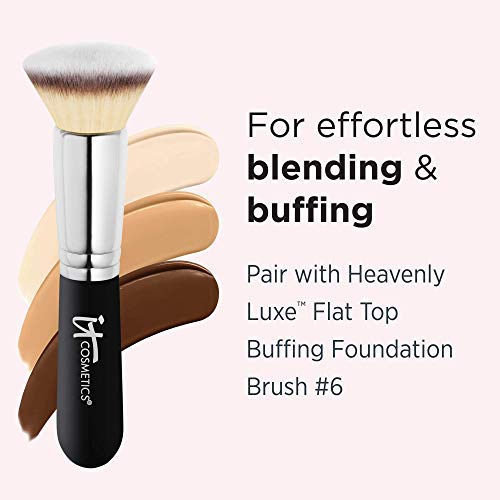 IT Cosmetics Your Skin But Better Foundation + Skincare, Light Neutral 22 - Hydrating Coverage - Minimizes Pores & Imperfections, Natural Radiant Finish - With Hyaluronic Acid - 1.0 fl oz