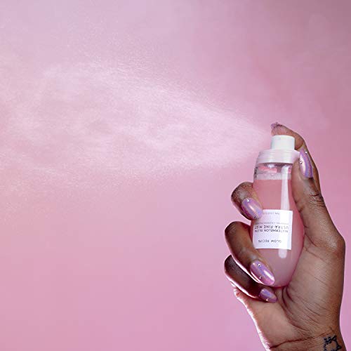 Glow Recipe Watermelon Glow Ultra-Fine Mist - Hydrating, Illuminating Hyaluronic Acid Face Mist for Fresh, Glowing Skin - Makeup Prep + Refresh Spray with AHAs + Vitamin E (75ml / 2.5 oz)