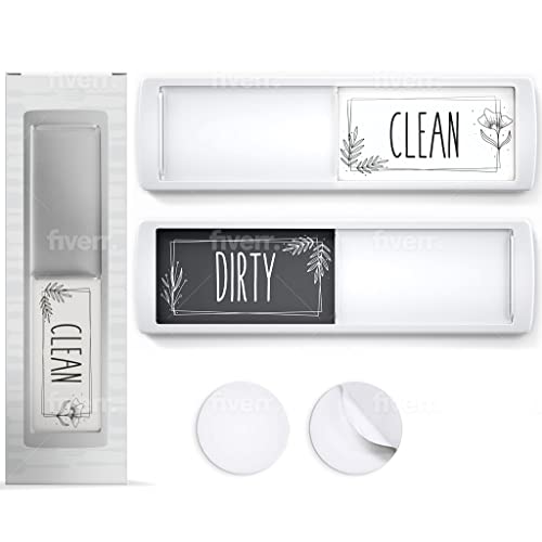 Stylish Dishwasher Magnet Clean Dirty Sign - Ideal Clean Dirty Magnet for Dishwasher and Kitchen Organization - Nice Office or Home Decor - Dirty Clean Dishwasher Magnet with Strong Hold