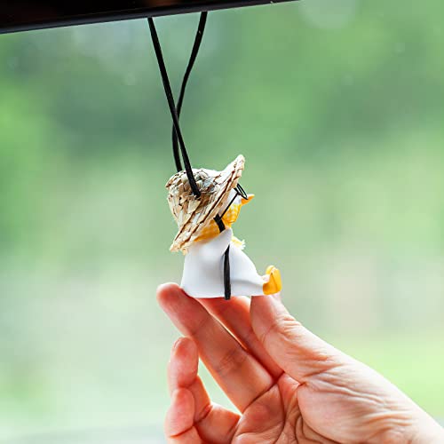 Rear View Mirror Accessories Car Mirror Hanging Accessories Swinging Duck Car Hanging Ornament Cute Car Accessories for Teens Women Men Car Decor Pendant Car Charm Truck Decorations(Cute A)