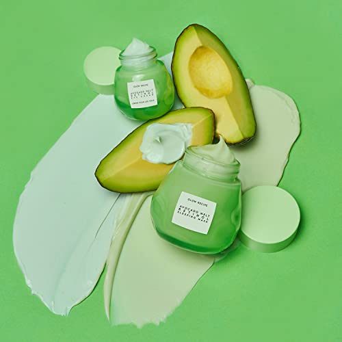 Glow Recipe Avocado Melt Retinol Eye Cream - Overnight Under Eye Cream w/Avocado for Dark Circles and Puffiness with Niacinamide + Coffeeberry - Retinol Moisturizing Eye Treatment with Avocado (15ml)