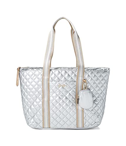 Jessica Simpson Nikki Tote Silver Metallic One Size