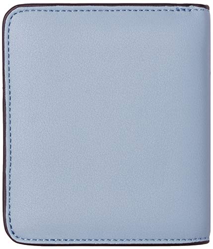 Toughergun Womens Rfid Blocking Small Compact Bifold Luxury Genuine Leather Pocket Wallet Ladies Mini Purse with ID Window (02 ReNapa Blue Classic)