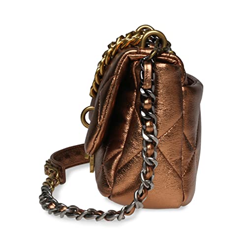 Steve Madden Terra-M Metallic Crossbody, Bronze