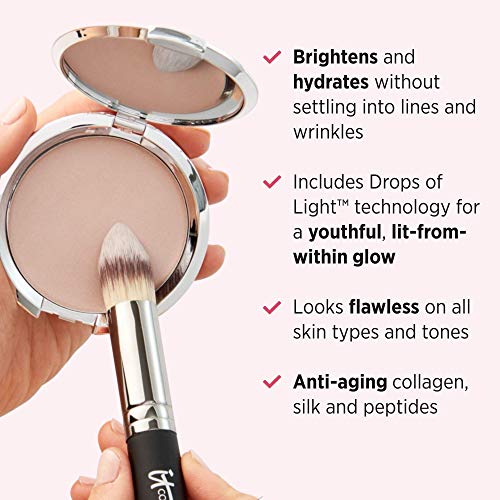 IT Cosmetics Hello Light Creme Luminizer - Anti-Aging Highlighter - Brightens, Hydrates & Awakens Skin - With Silk, Hydrolyzed Collagen, Peptides & Antioxidants - 0.23 oz