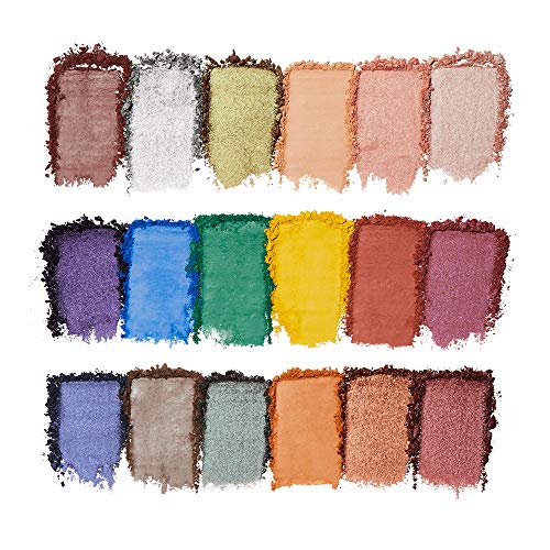 e.l.f. 18 Hit Wonders Eyeshadow Palette, 18 Shades, Matte, Satin & Shimmer, Ultra-Pigmented, 0.63 Oz (18g)