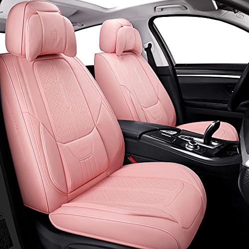 NS YOLO Full Coverage Faux Leather Car Seat Covers Universal Fit for Cars,SUVs and Pick-up Trucks with Waterproof Leatherette in Auto Interior Accessories