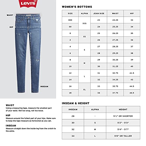 Levi's Women's 720 High Rise Super Skinny Jeans Pants, -indigo daze, 31 (US 12) R