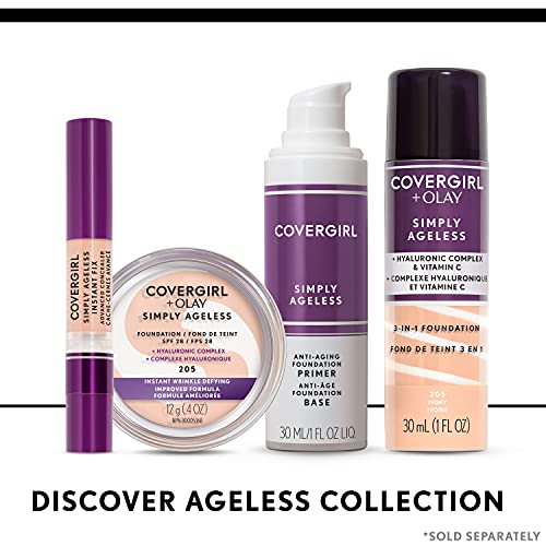 Covergirl + Olay Simply Ageless 3-in-1 Liquid Foundation, Creamy Natural