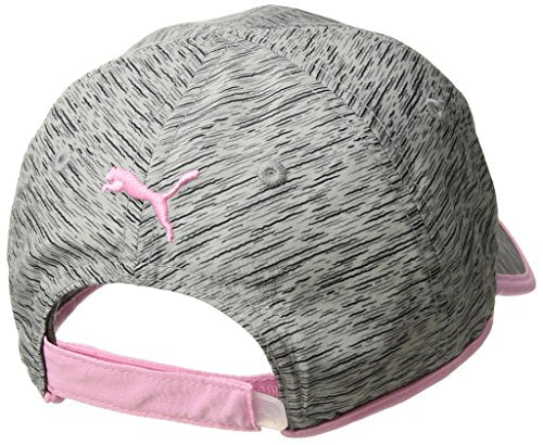 PUMA womens Puma Evercat Taylor Running Cap, Grey/Pink, One Size US