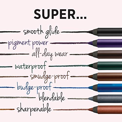 it COSMETICS Superhero No-Tug Gel Eyeliner, Fantastic Espresso - Rich Dark Brown - Waterproof, Blendable Formula - Sharpenable Pencil - 0.042 oz