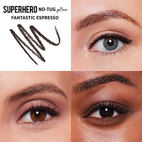 it COSMETICS Superhero No-Tug Gel Eyeliner, Fantastic Espresso - Rich Dark Brown - Waterproof, Blendable Formula - Sharpenable Pencil - 0.042 oz