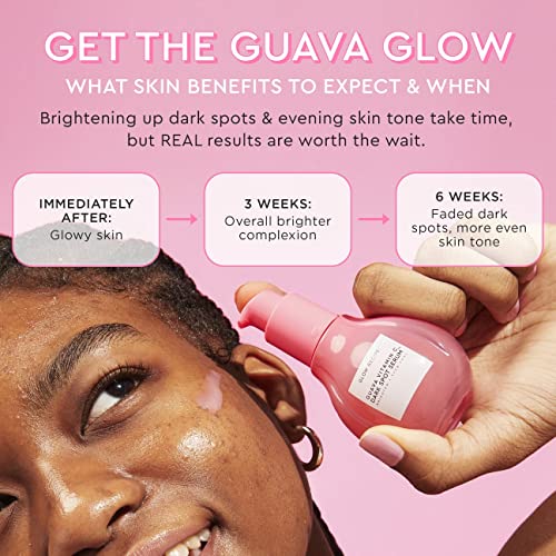 Glow Recipe Guava Vitamin Dark Spot C Serum, Potent Serum Treats and Prevents Dark Spots with 5 Forms of Vitamin C, Guava Extract and Seed Oil for Even Toned Skin (30ml)