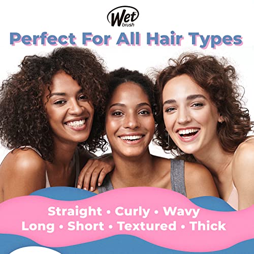 Wet Brush Original Detangler Brush - Free Spirit, Ocean - All Hair Types - Ultra-Soft IntelliFlex Bristles Glide Through Tangles with Ease - Pain-Free Comb for Men, Women, Boys and Girls