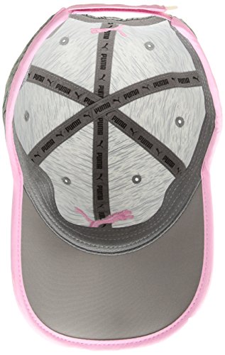 PUMA womens Puma Evercat Taylor Running Cap, Grey/Pink, One Size US