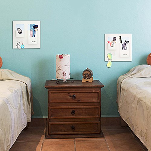 Bedside Shelf Accessories Organizer- Wall Mount Self Stick on,Ideal for Glasses,Remote,Earphone, Cell Phone Charger,Manicure Kit