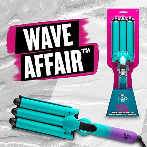 Bed Head Wave Affair Jumbo 3 Barrel Hair Waver | Quick Styling and Serious Hold