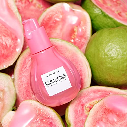 Glow Recipe Guava Vitamin Dark Spot C Serum, Potent Serum Treats and Prevents Dark Spots with 5 Forms of Vitamin C, Guava Extract and Seed Oil for Even Toned Skin (30ml)