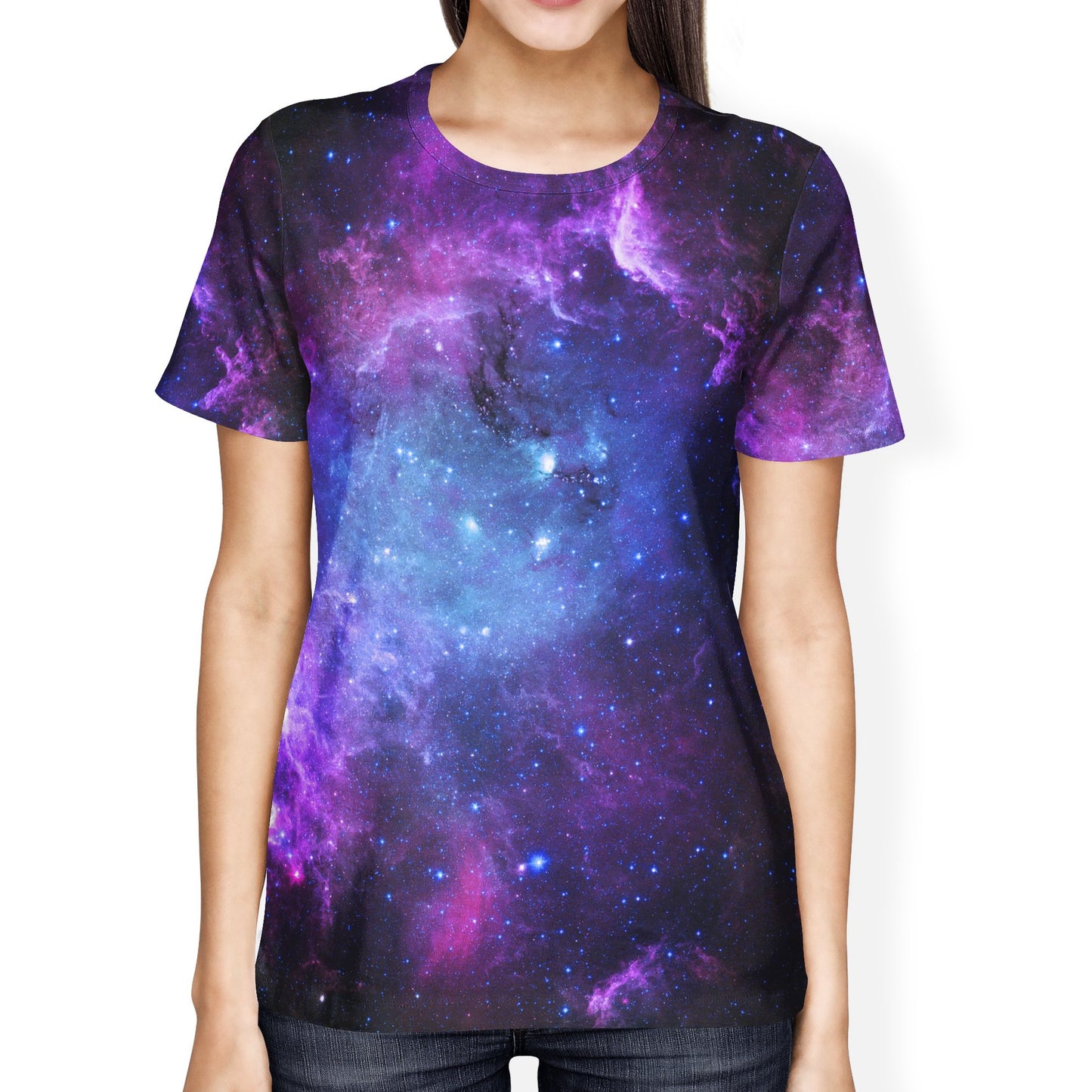 Blue Galaxy Ladie's T-shirt