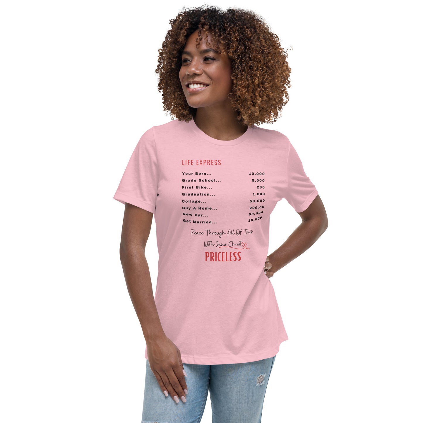 Spiritual, inspirational, Bible Verses Affirmation Top. Woman's top. Christmas & Birthday Gift Relaxed T-Shirt